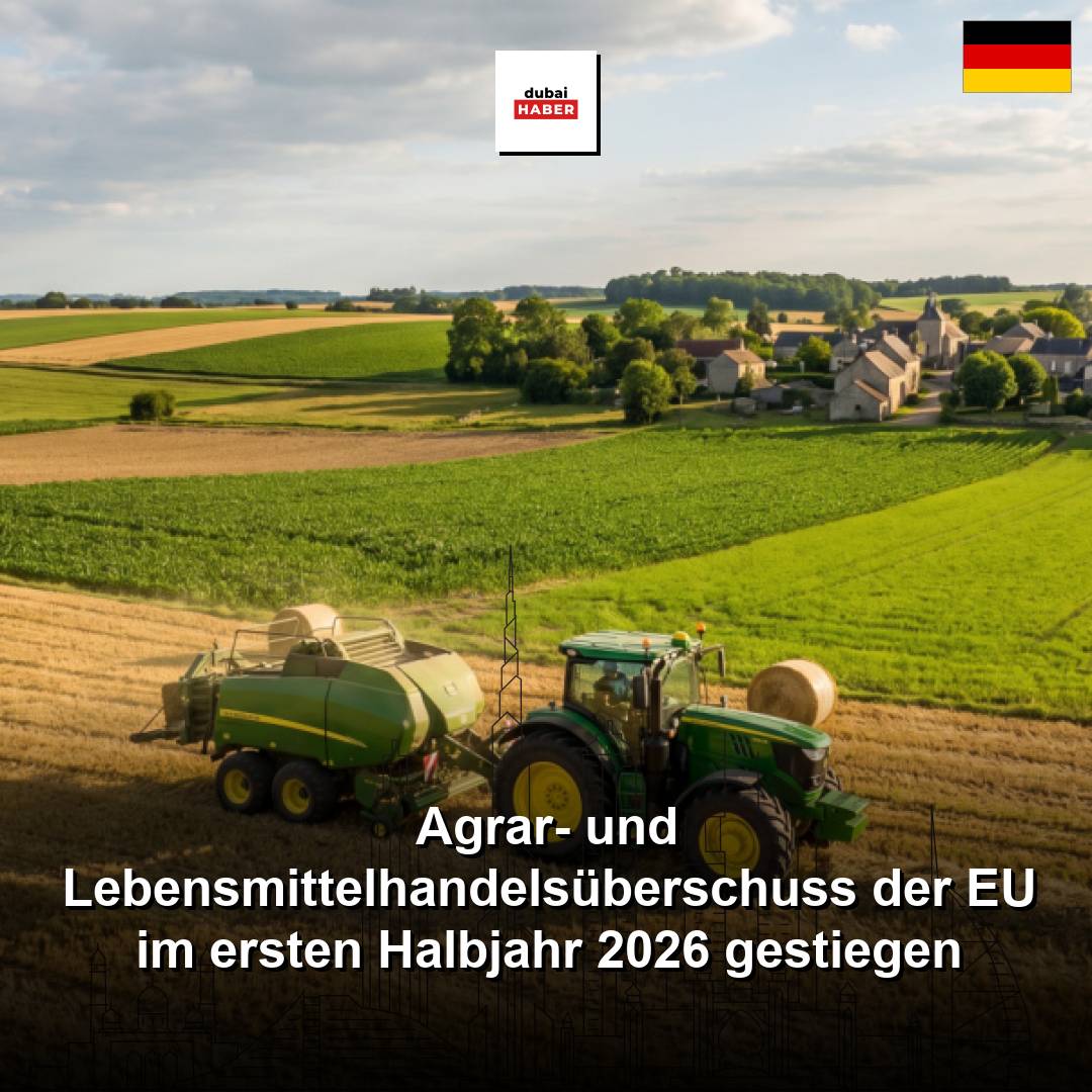 Agrar- und Lebensmittelhandelsüberschuss der EU im ersten Halbjahr 2026 gestiegen