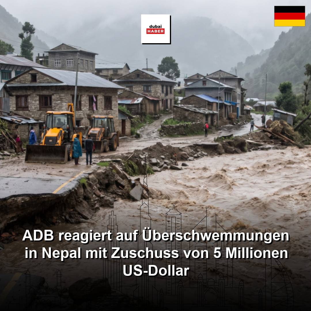 ADB reagiert auf Überschwemmungen in Nepal mit Zuschuss von 5 Millionen US-Dollar