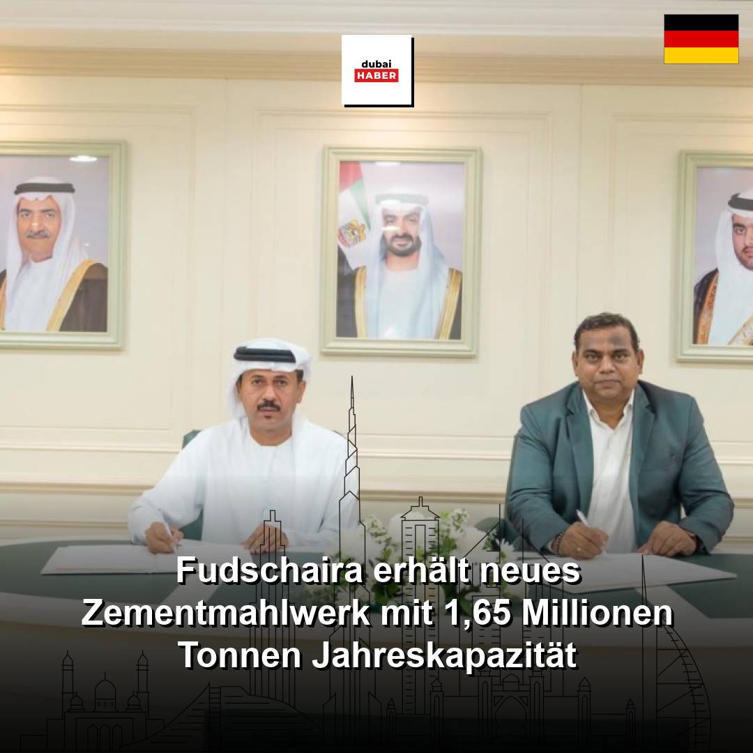 Fudschaira erhält neues Zementmahlwerk mit 1,65 Millionen Tonnen Jahreskapazität