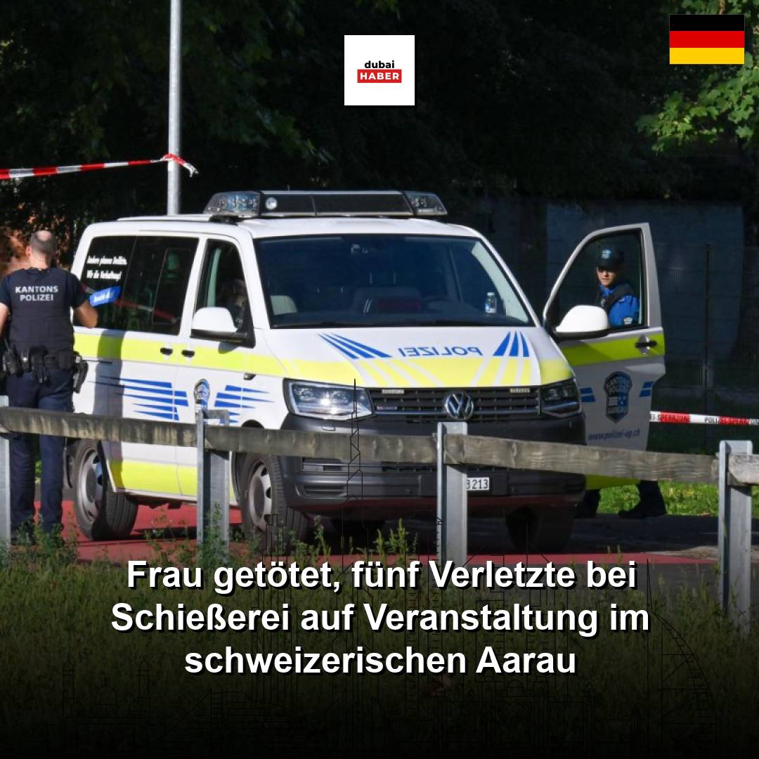 Frau getötet, fünf Verletzte bei Schießerei auf Veranstaltung im schweizerischen Aarau