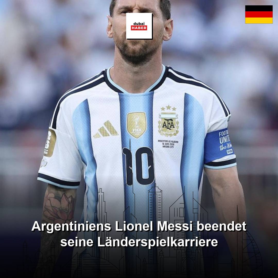 Argentiniens Lionel Messi beendet seine Länderspielkarriere