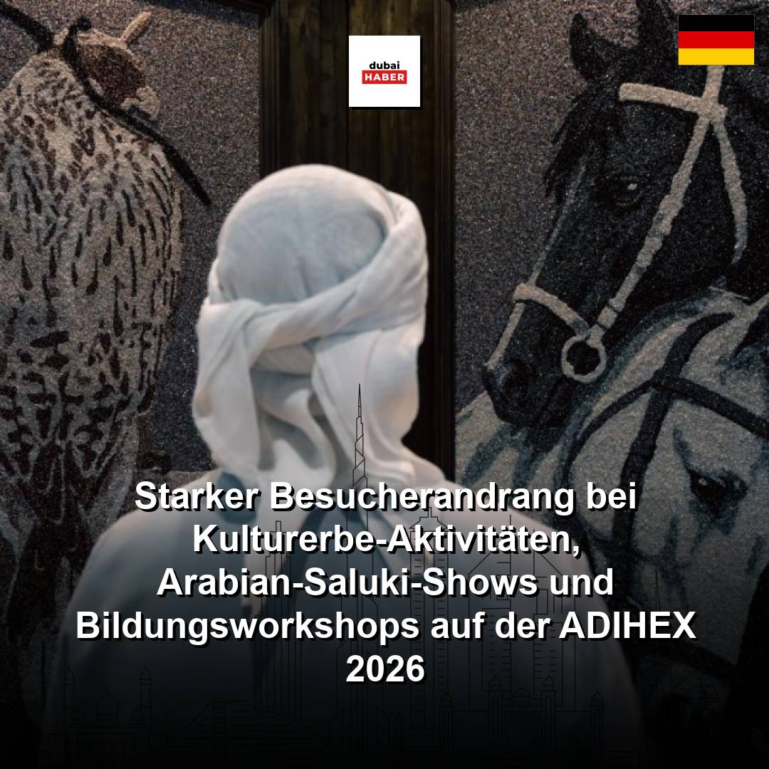 Starker Besucherandrang bei Kulturerbe-Aktivitäten, Arabian-Saluki-Shows und Bildungsworkshops auf der ADIHEX 2026