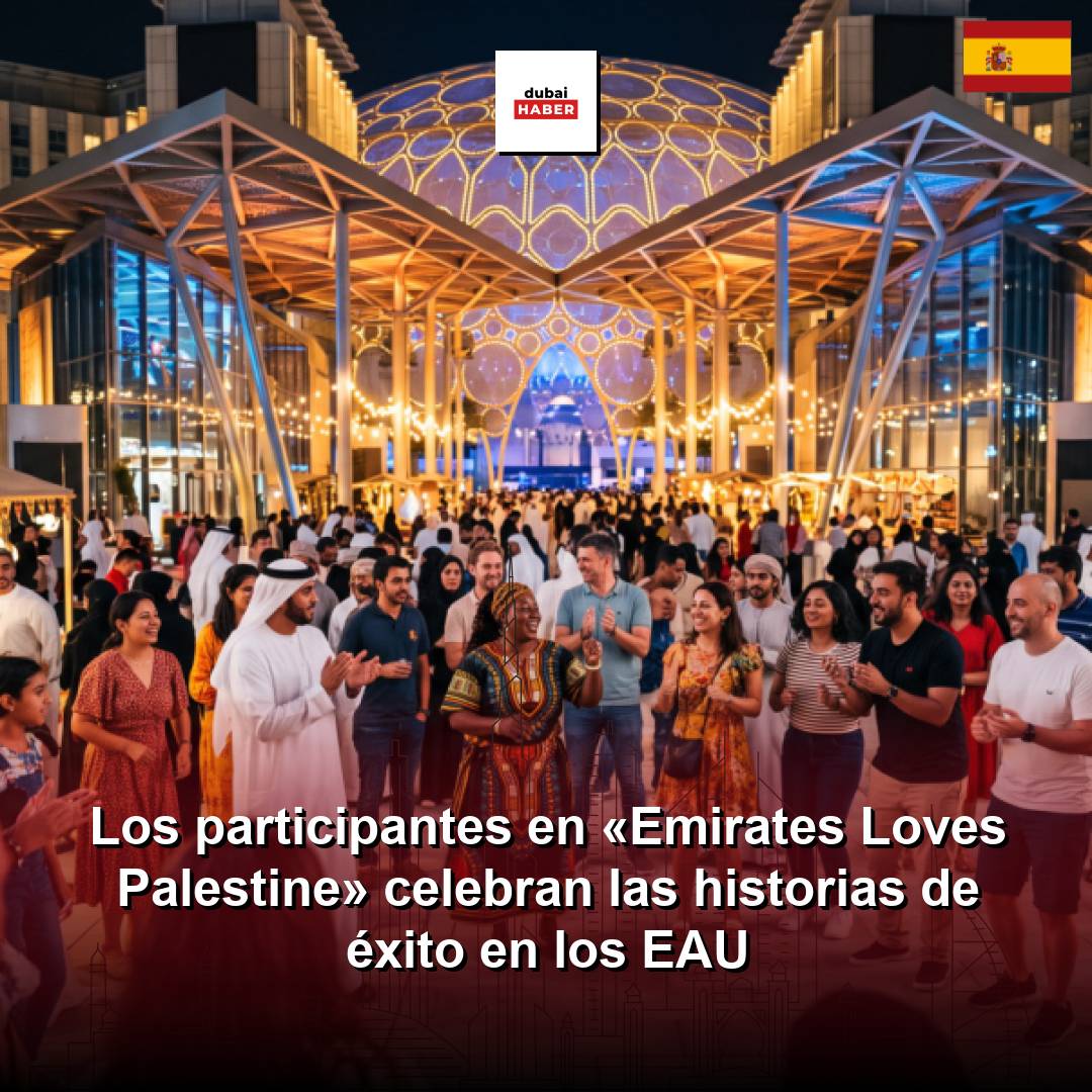 Los participantes en «Emirates Loves Palestine» celebran las historias de éxito en los EAU