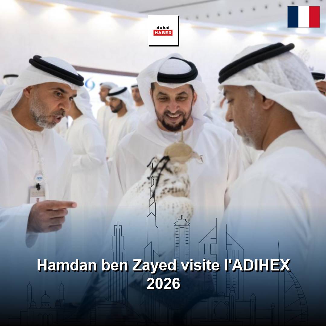 Hamdan ben Zayed visite l'ADIHEX 2026