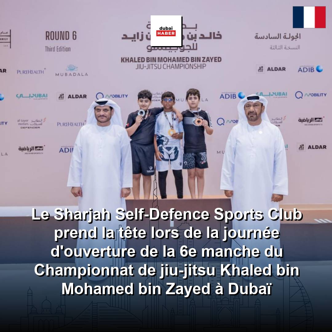 Le Sharjah Self-Defence Sports Club prend la tête lors de la journée d'ouverture de la 6e manche du Championnat de jiu-jitsu Khaled bin Mohamed bin Zayed à Dubaï