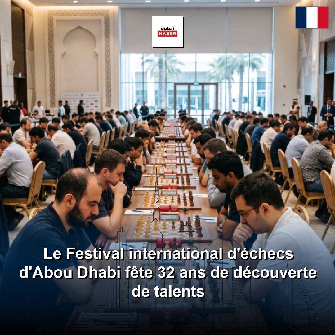 Le Festival international d'échecs d'Abou Dhabi fête 32 ans de découverte de talents