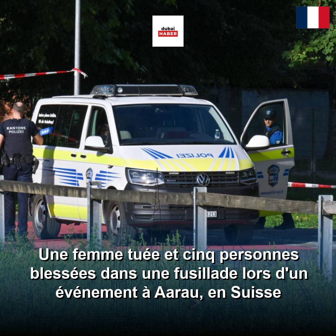 Une femme tuée et cinq personnes blessées dans une fusillade lors d'un événement à Aarau, en Suisse