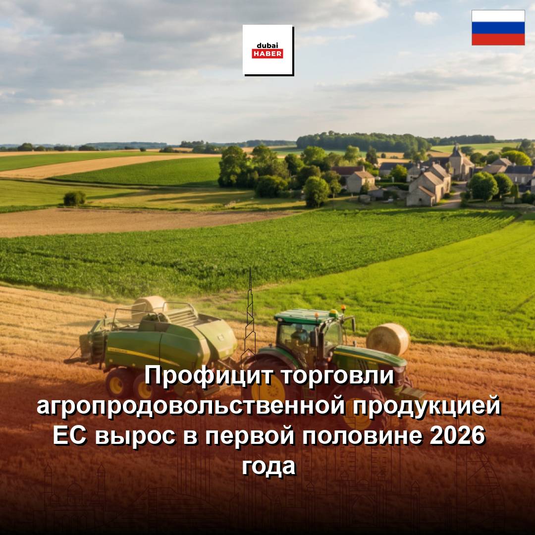 Профицит торговли агропродовольственной продукцией ЕС вырос в первой половине 2026 года