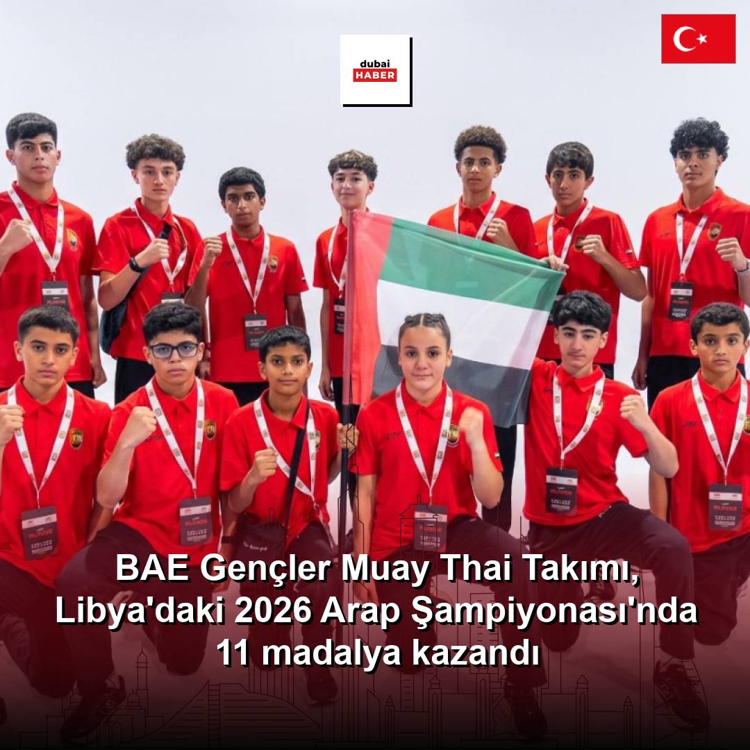 BAE Gençler Muay Thai Takımı, Libya'daki 2026 Arap Şampiyonası'nda 11 madalya kazandı
