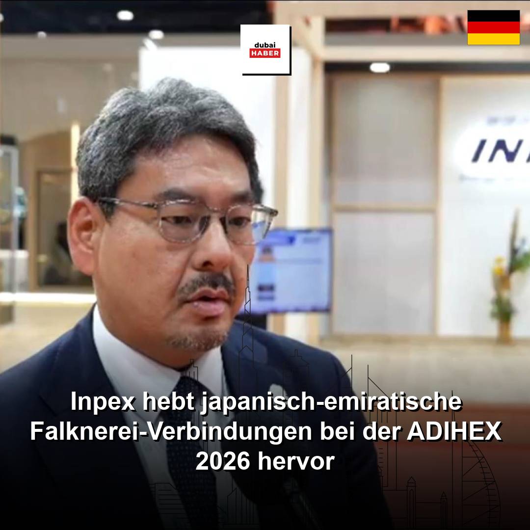 Inpex hebt japanisch-emiratische Falknerei-Verbindungen bei der ADIHEX 2026 hervor