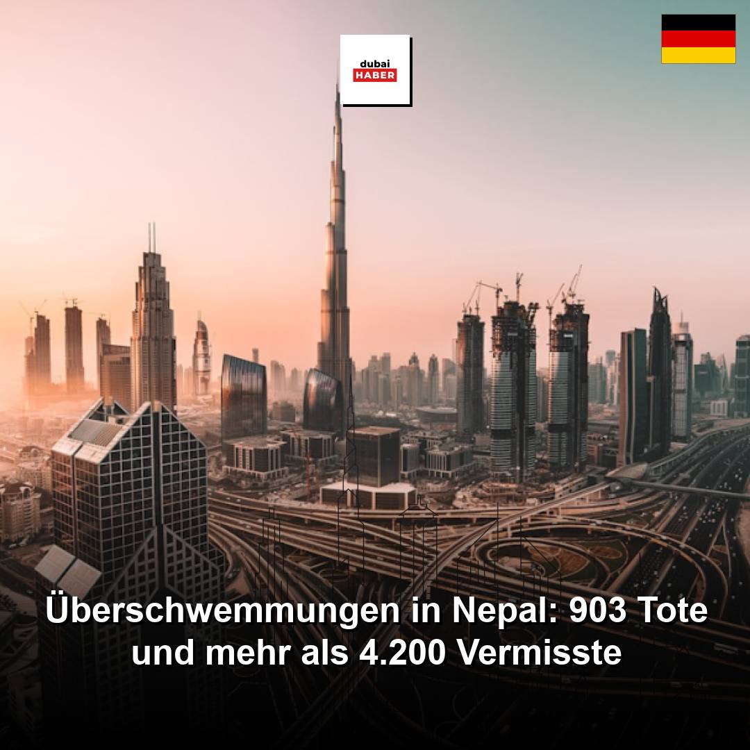 Überschwemmungen in Nepal: 903 Tote und mehr als 4.200 Vermisste