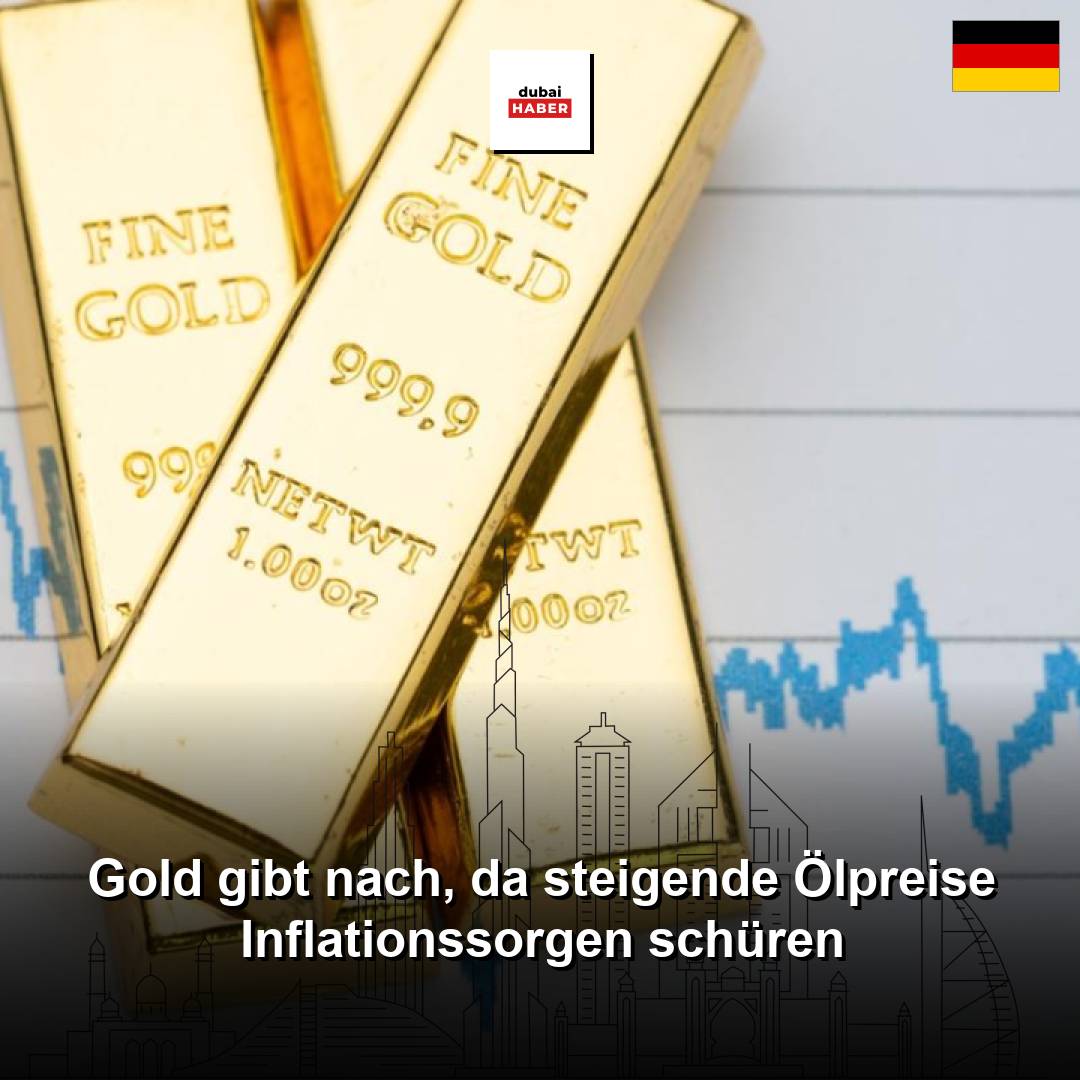 Gold gibt nach, da steigende Ölpreise Inflationssorgen schüren