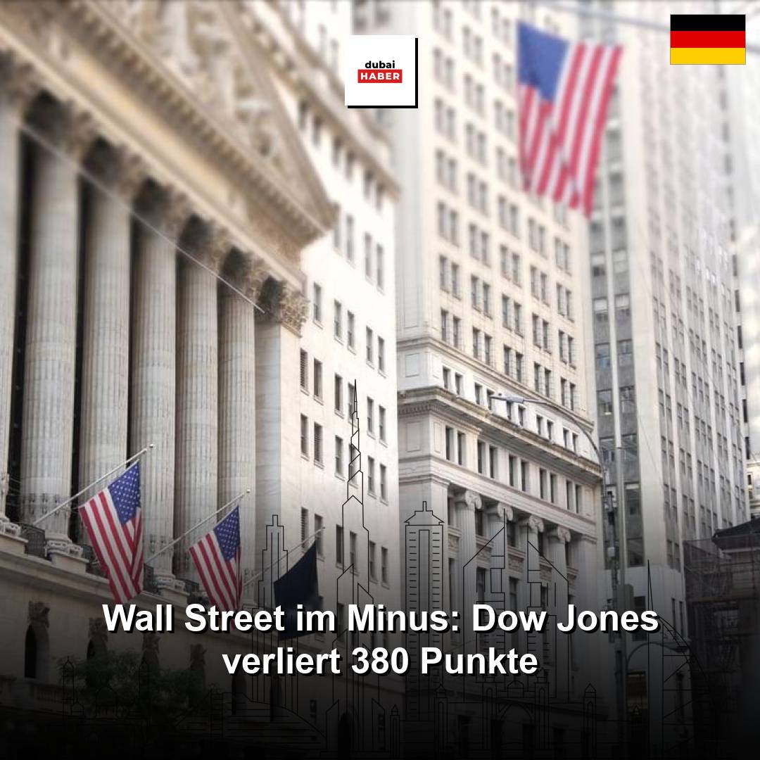 Wall Street im Minus: Dow Jones verliert 380 Punkte