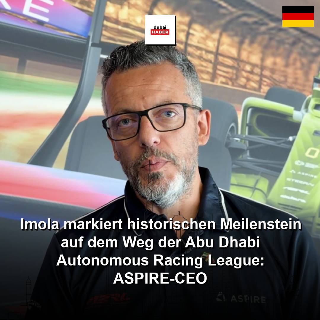Imola markiert historischen Meilenstein auf dem Weg der Abu Dhabi Autonomous Racing League: ASPIRE-CEO