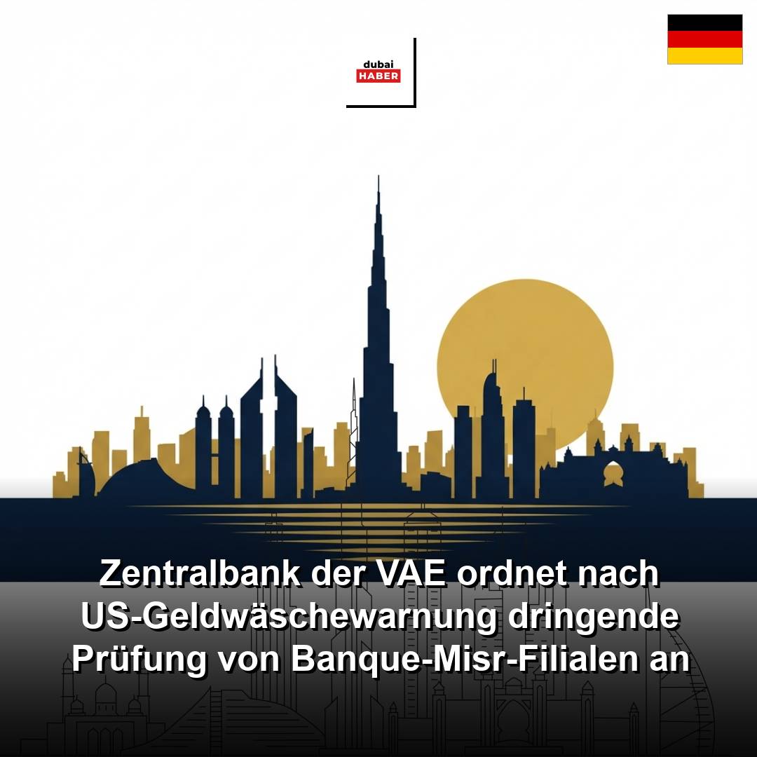 Zentralbank der VAE ordnet nach US-Geldwäschewarnung dringende Prüfung von Banque-Misr-Filialen an