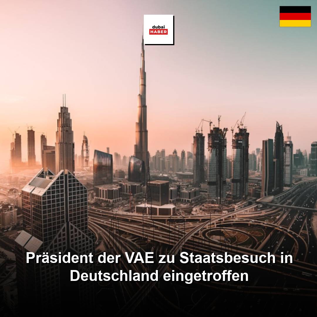 Präsident der VAE zu Staatsbesuch in Deutschland eingetroffen