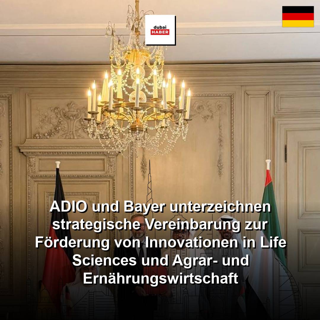 ADIO und Bayer unterzeichnen strategische Vereinbarung zur Förderung von Innovationen in Life Sciences und Agrar- und Ernährungswirtschaft