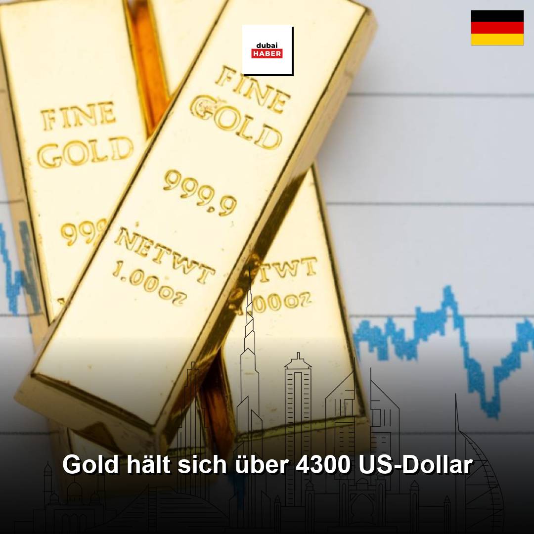 Gold hält sich über 4300 US-Dollar