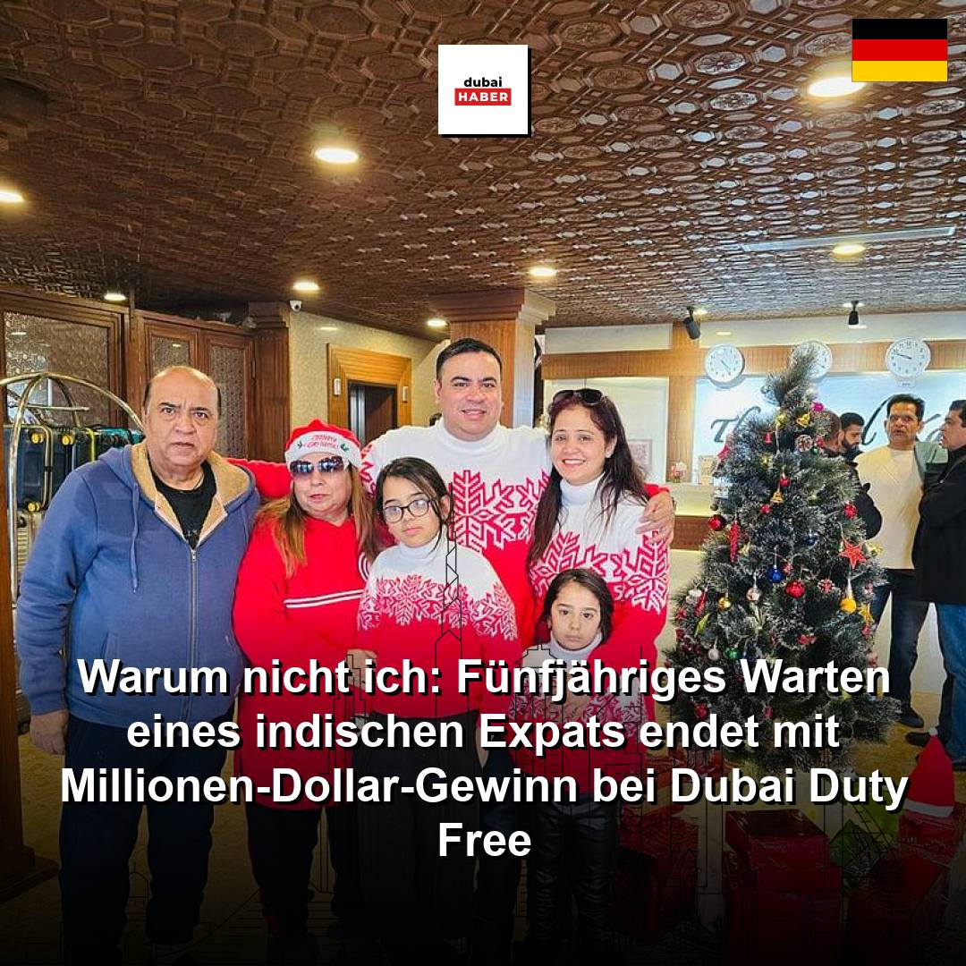 Warum nicht ich: Fünfjähriges Warten eines indischen Expats endet mit Millionen-Dollar-Gewinn bei Dubai Duty Free