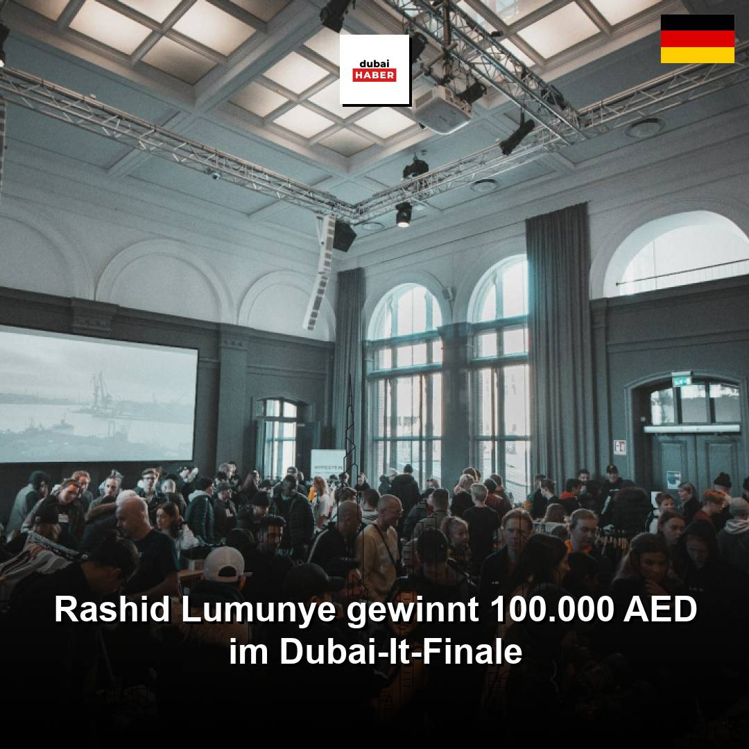 Rashid Lumunye gewinnt 100.000 AED im Dubai-It-Finale