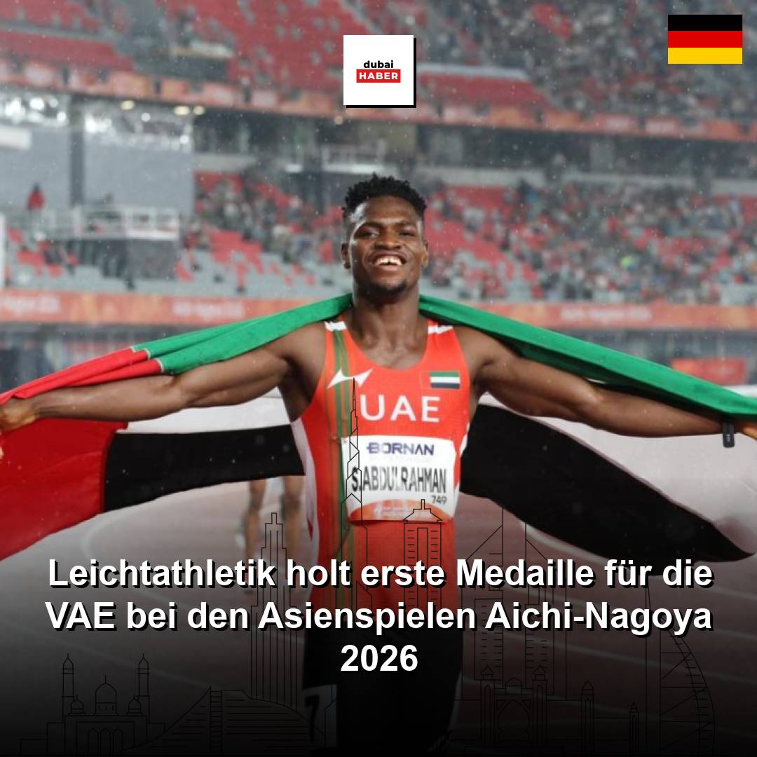 Leichtathletik holt erste Medaille für die VAE bei den Asienspielen Aichi-Nagoya 2026
