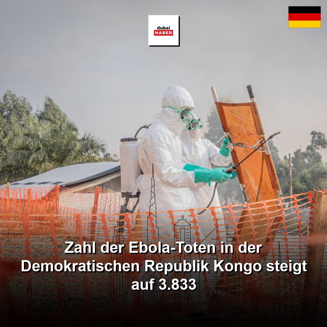 Zahl der Ebola-Toten in der Demokratischen Republik Kongo steigt auf 3.833