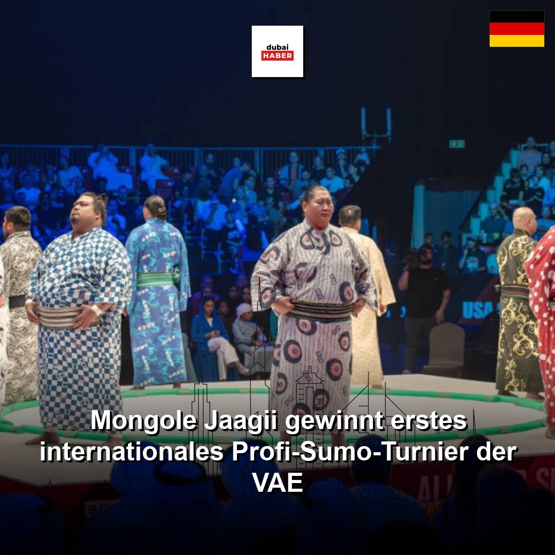Mongole Jaagii gewinnt erstes internationales Profi-Sumo-Turnier der VAE