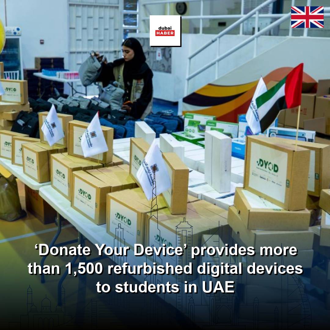 ‘Donate Your Device’ provides more than 1,500 refurbished digital devices to students in UAE