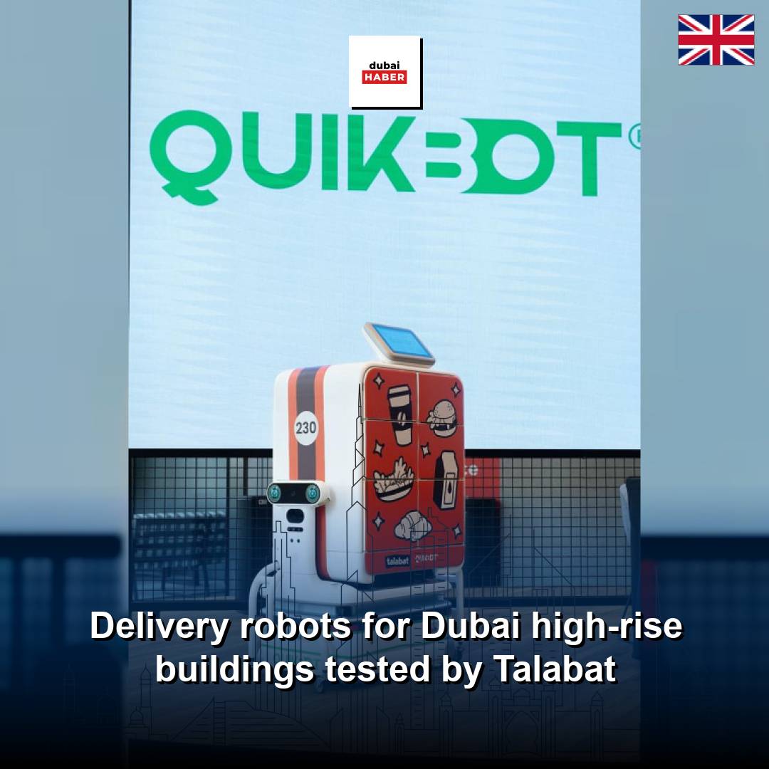 Delivery robots for Dubai high-rise buildings tested by Talabat