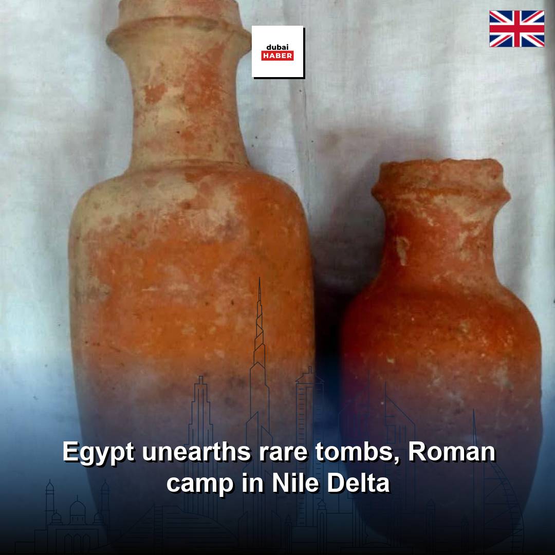 Egypt unearths rare tombs, Roman camp in Nile Delta