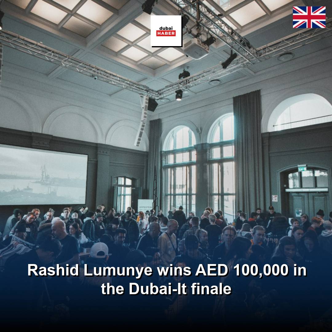 Rashid Lumunye wins AED 100,000 in the Dubai-It finale