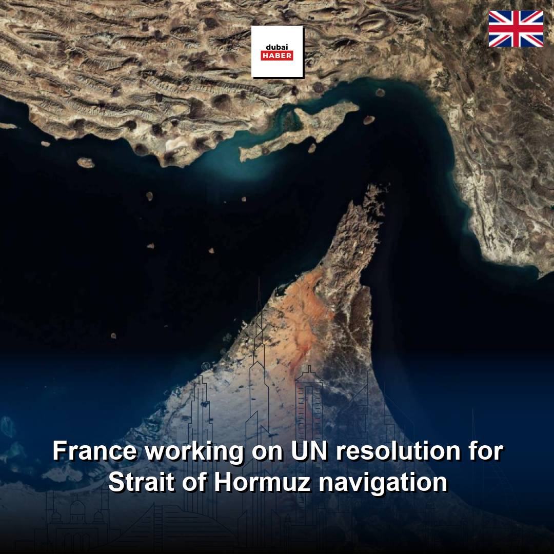 France working on UN resolution for Strait of Hormuz navigation