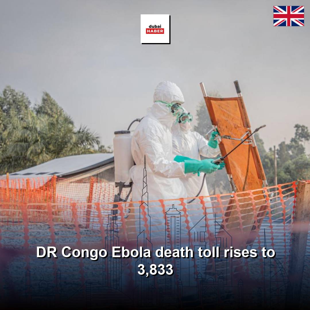 DR Congo Ebola death toll rises to 3,833