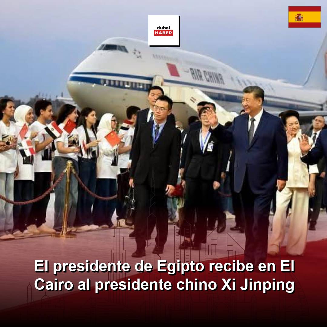 El presidente de Egipto recibe en El Cairo al presidente chino Xi Jinping