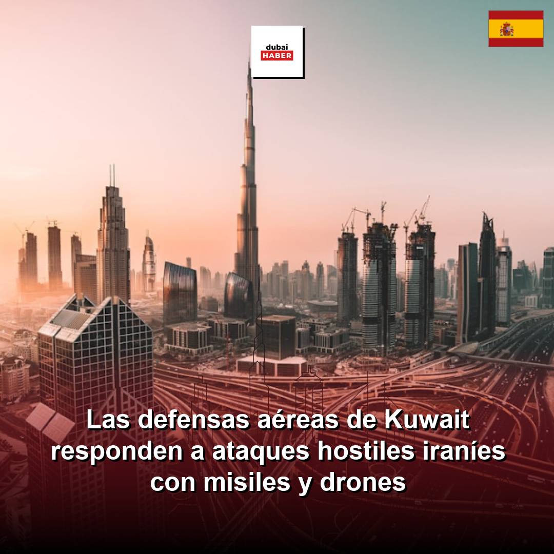 Las defensas aéreas de Kuwait responden a ataques hostiles iraníes con misiles y drones