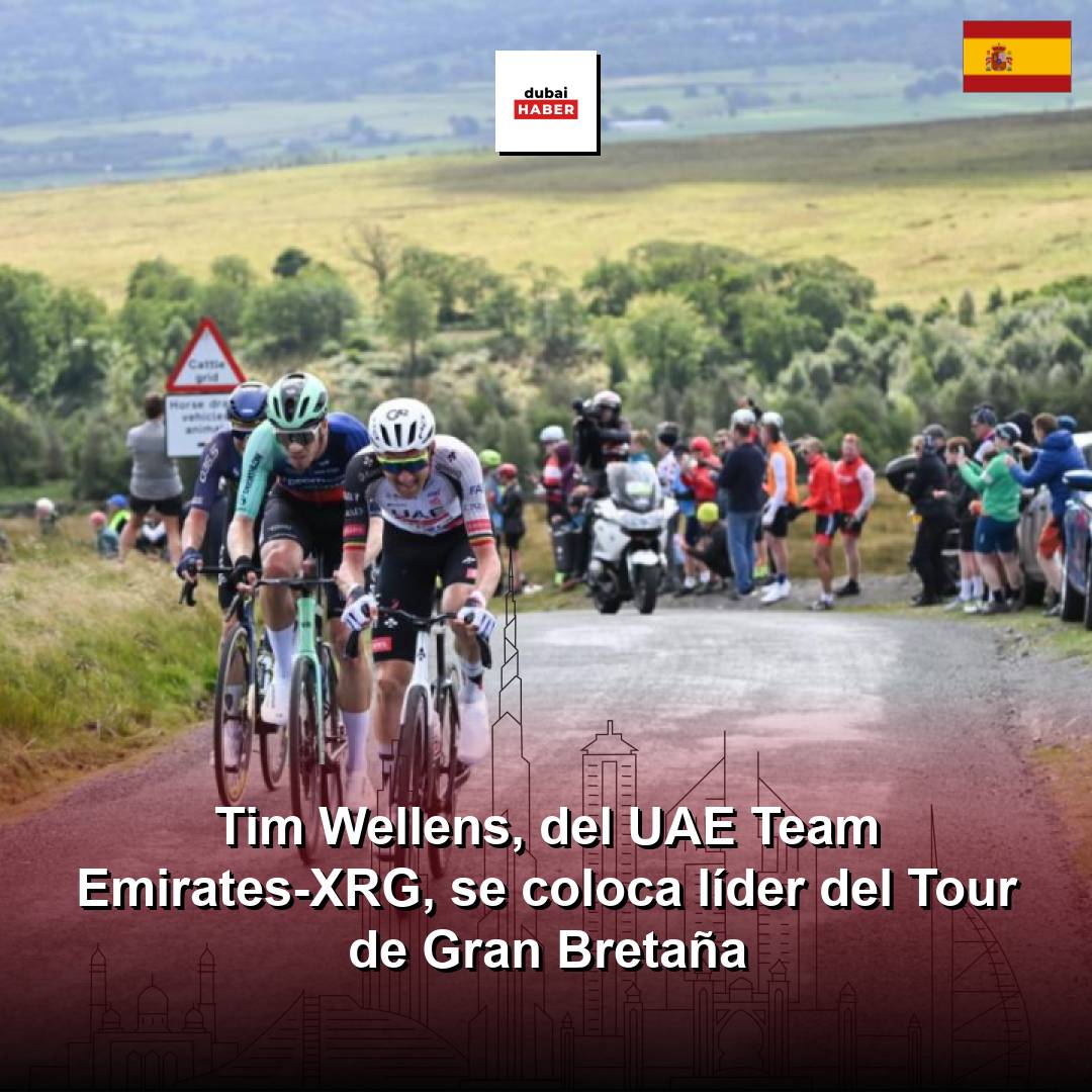 Tim Wellens, del UAE Team Emirates-XRG, se coloca líder del Tour de Gran Bretaña