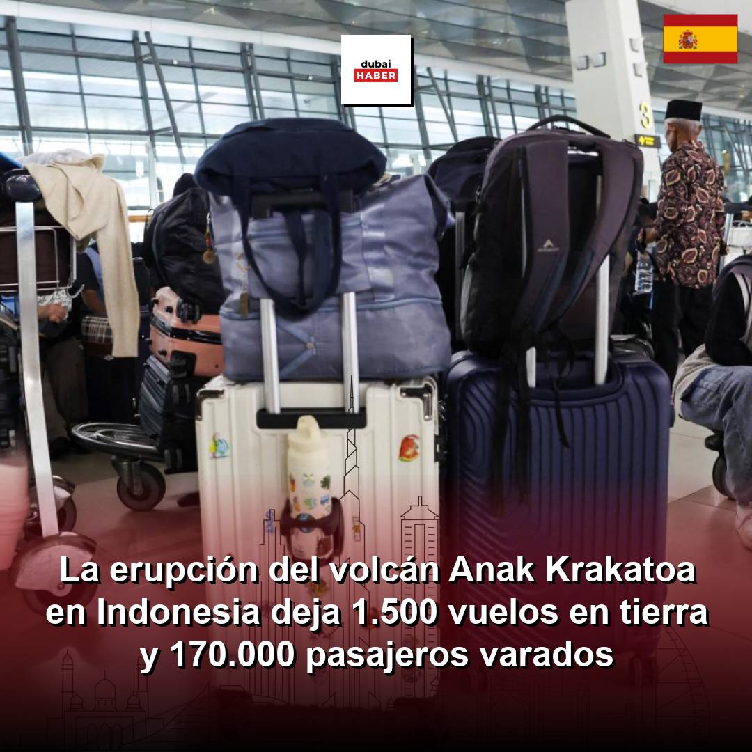 La erupción del volcán Anak Krakatoa en Indonesia deja 1.500 vuelos en tierra y 170.000 pasajeros varados
