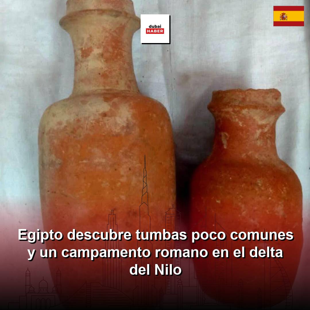 Egipto descubre tumbas poco comunes y un campamento romano en el delta del Nilo