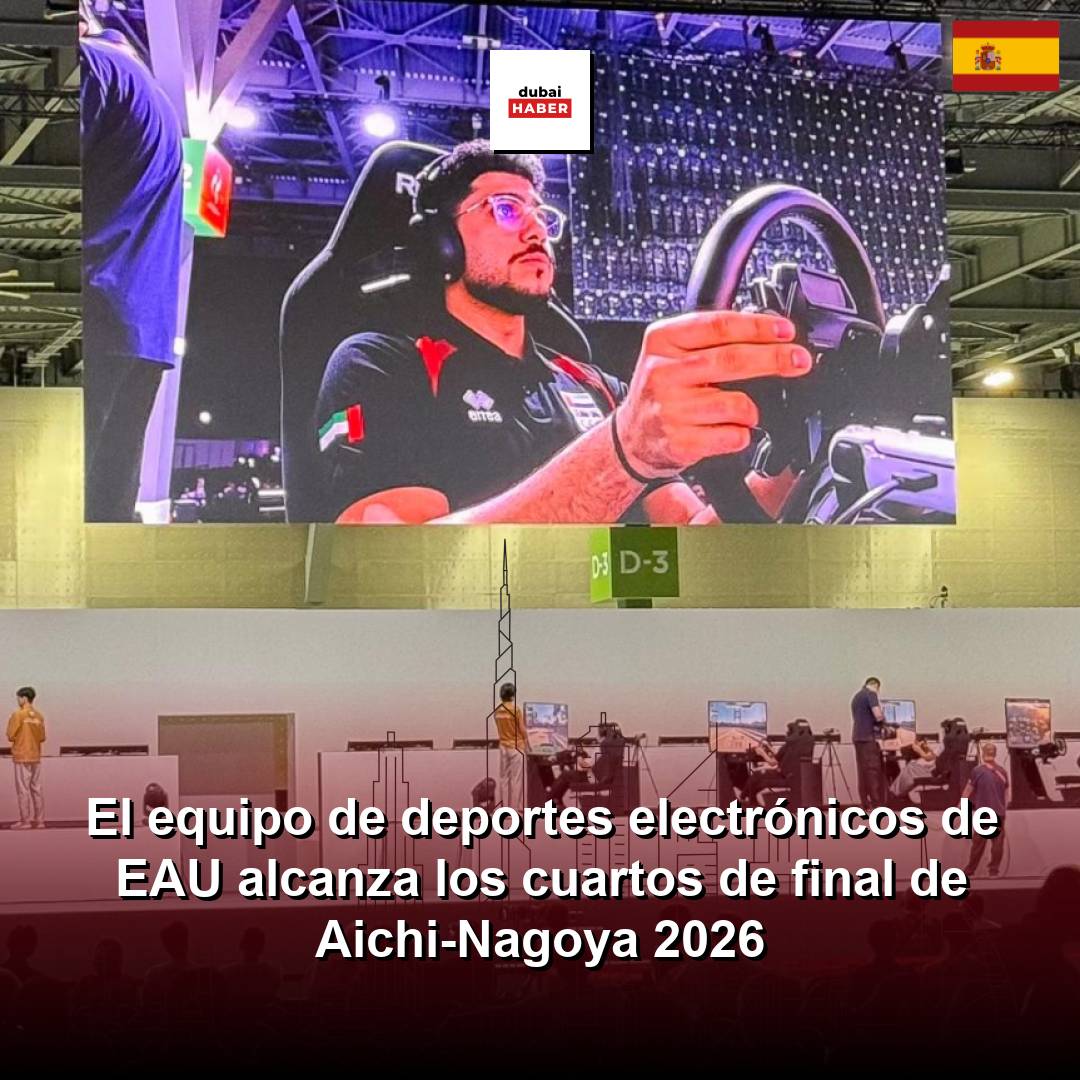 El equipo de deportes electrónicos de EAU alcanza los cuartos de final de Aichi-Nagoya 2026