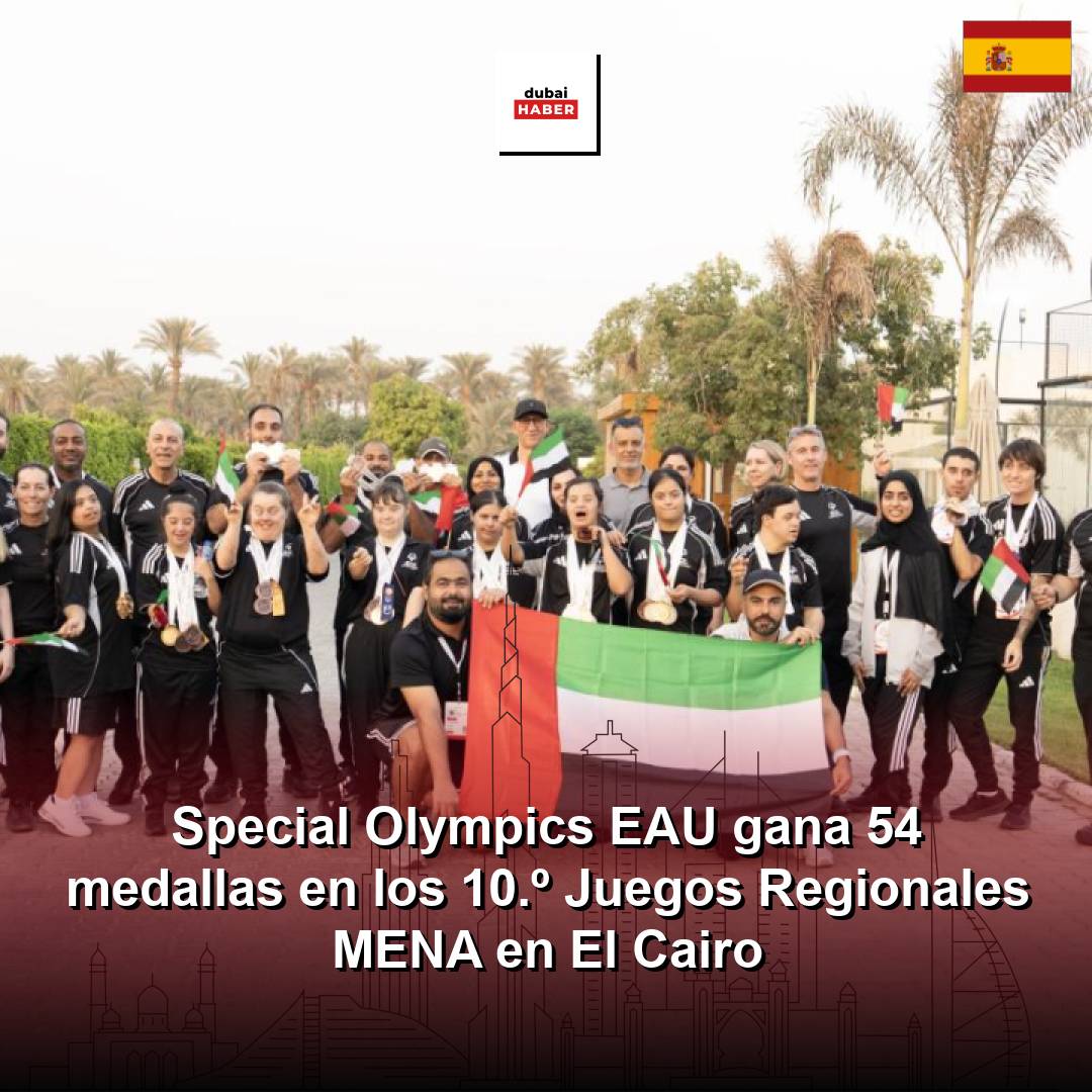Special Olympics EAU gana 54 medallas en los 10.º Juegos Regionales MENA en El Cairo