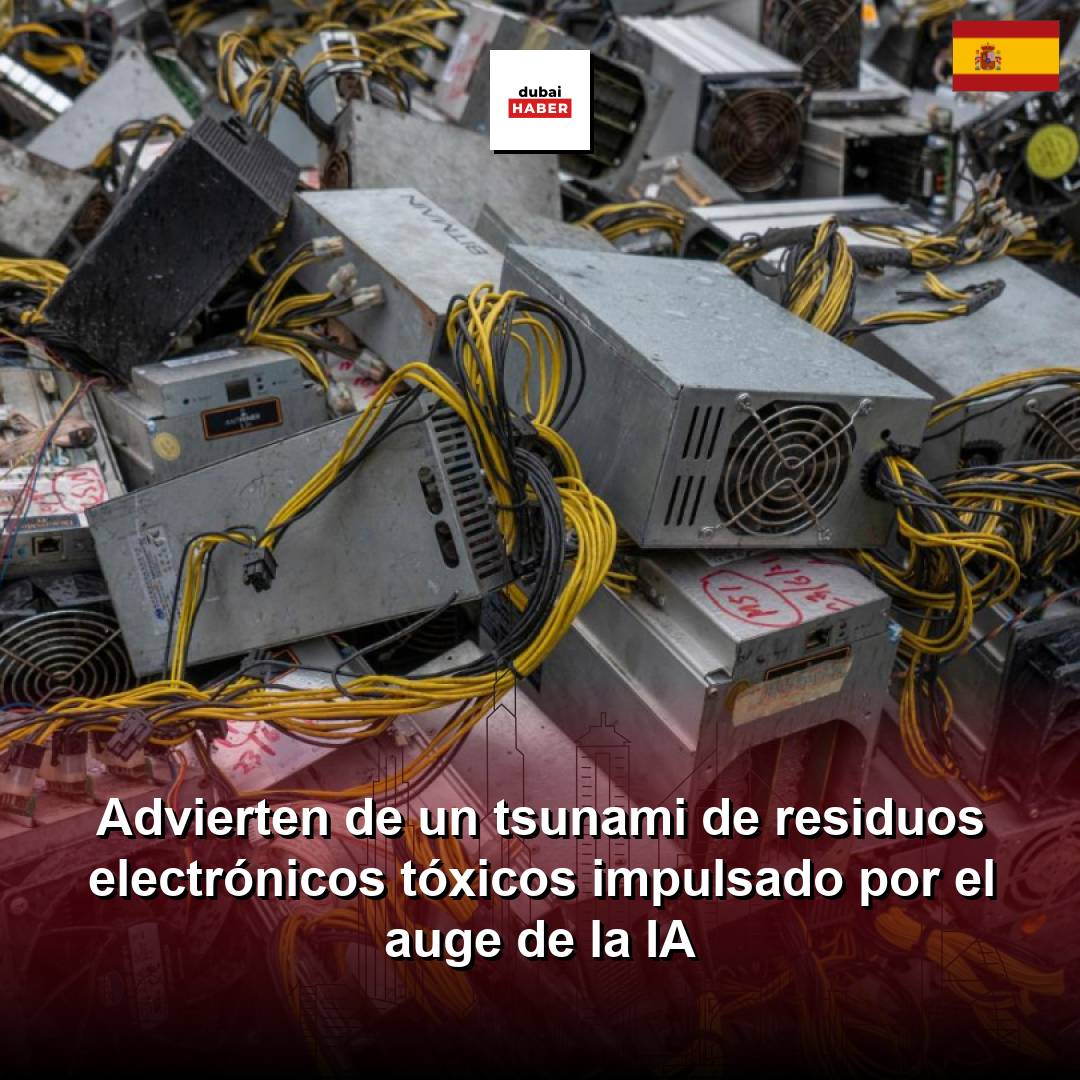 Advierten de un tsunami de residuos electrónicos tóxicos impulsado por el auge de la IA