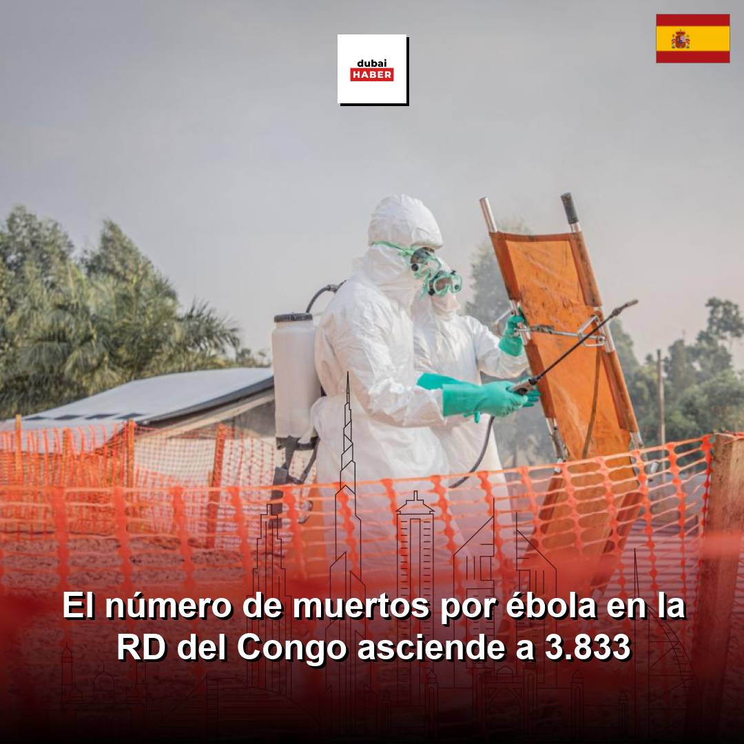 El número de muertos por ébola en la RD del Congo asciende a 3.833