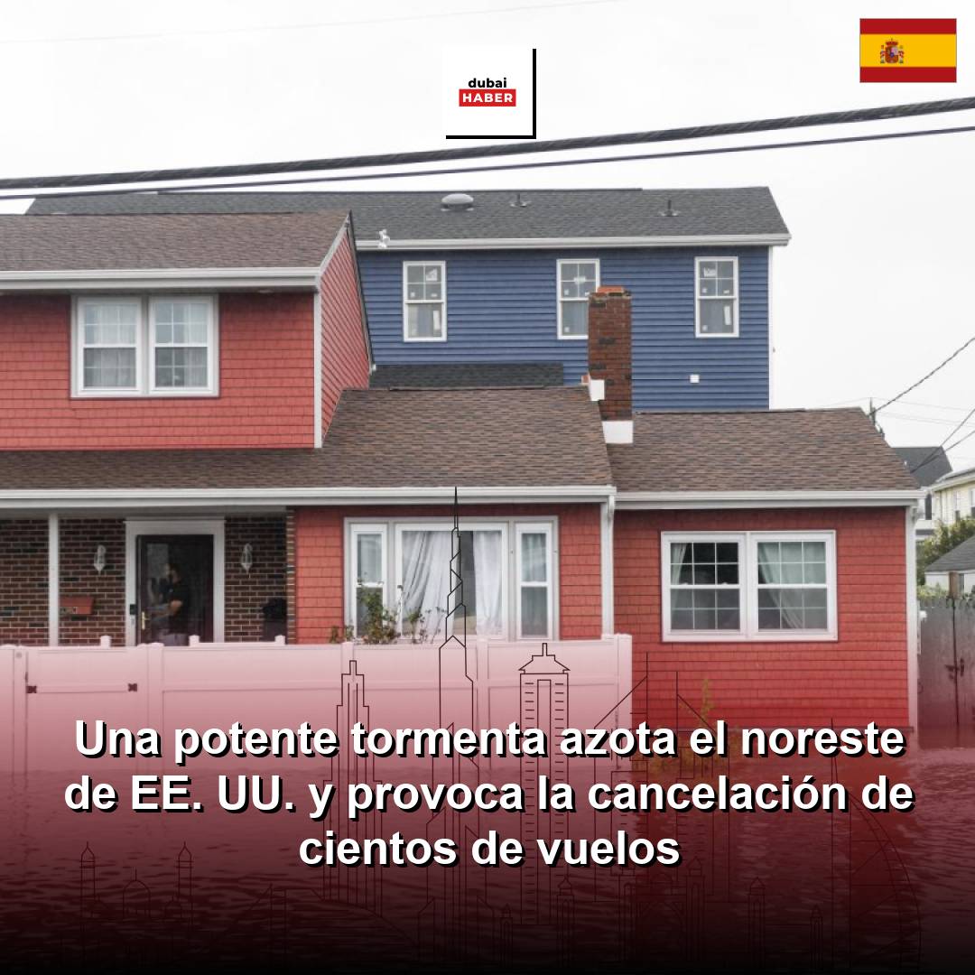 Una potente tormenta azota el noreste de EE. UU. y provoca la cancelación de cientos de vuelos
