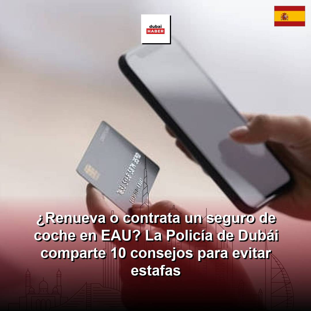 ¿Renueva o contrata un seguro de coche en EAU? La Policía de Dubái comparte 10 consejos para evitar estafas