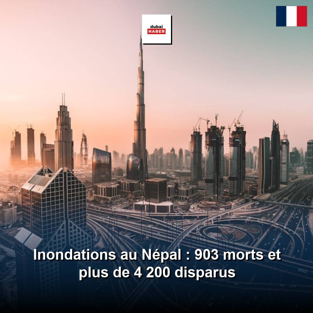 Inondations au Népal : 903 morts et plus de 4 200 disparus