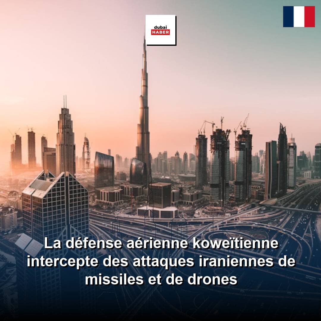 La défense aérienne koweïtienne intercepte des attaques iraniennes de missiles et de drones