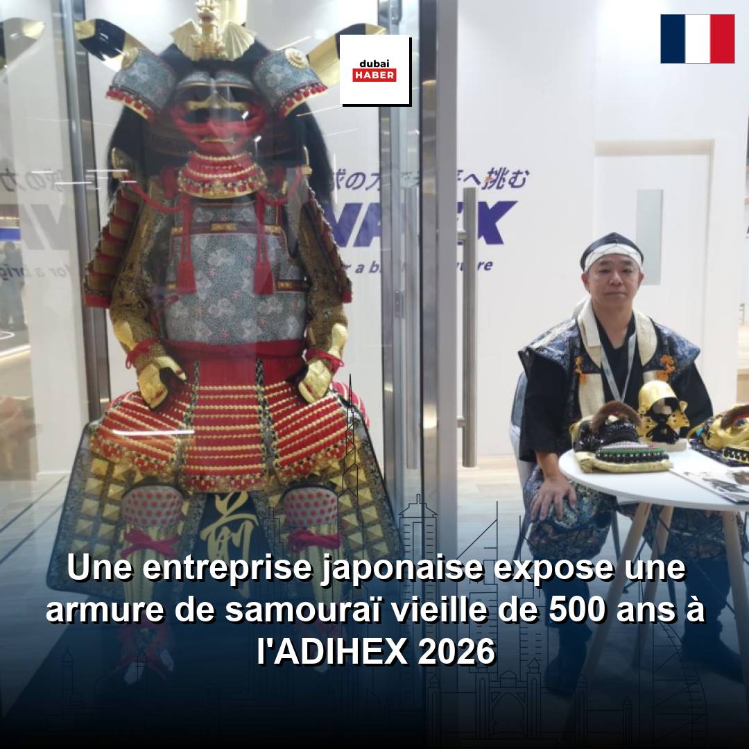 Une entreprise japonaise expose une armure de samouraï vieille de 500 ans à l'ADIHEX 2026