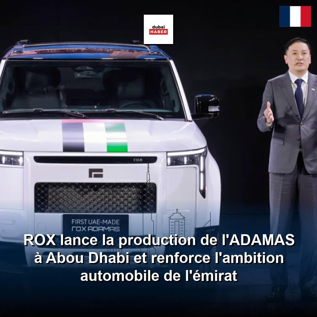 ROX lance la production de l'ADAMAS à Abou Dhabi et renforce l'ambition automobile de l'émirat