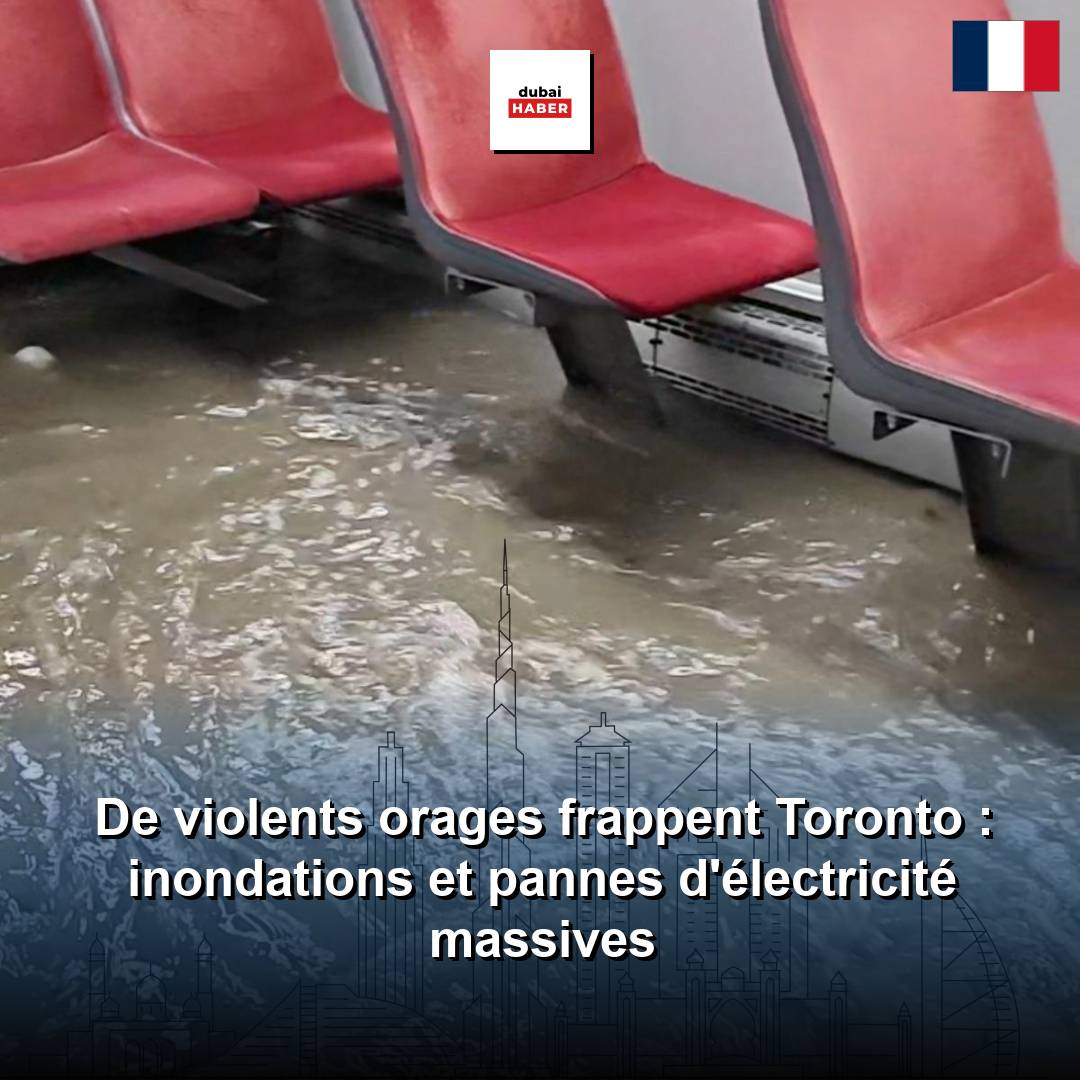 De violents orages frappent Toronto : inondations et pannes d'électricité massives