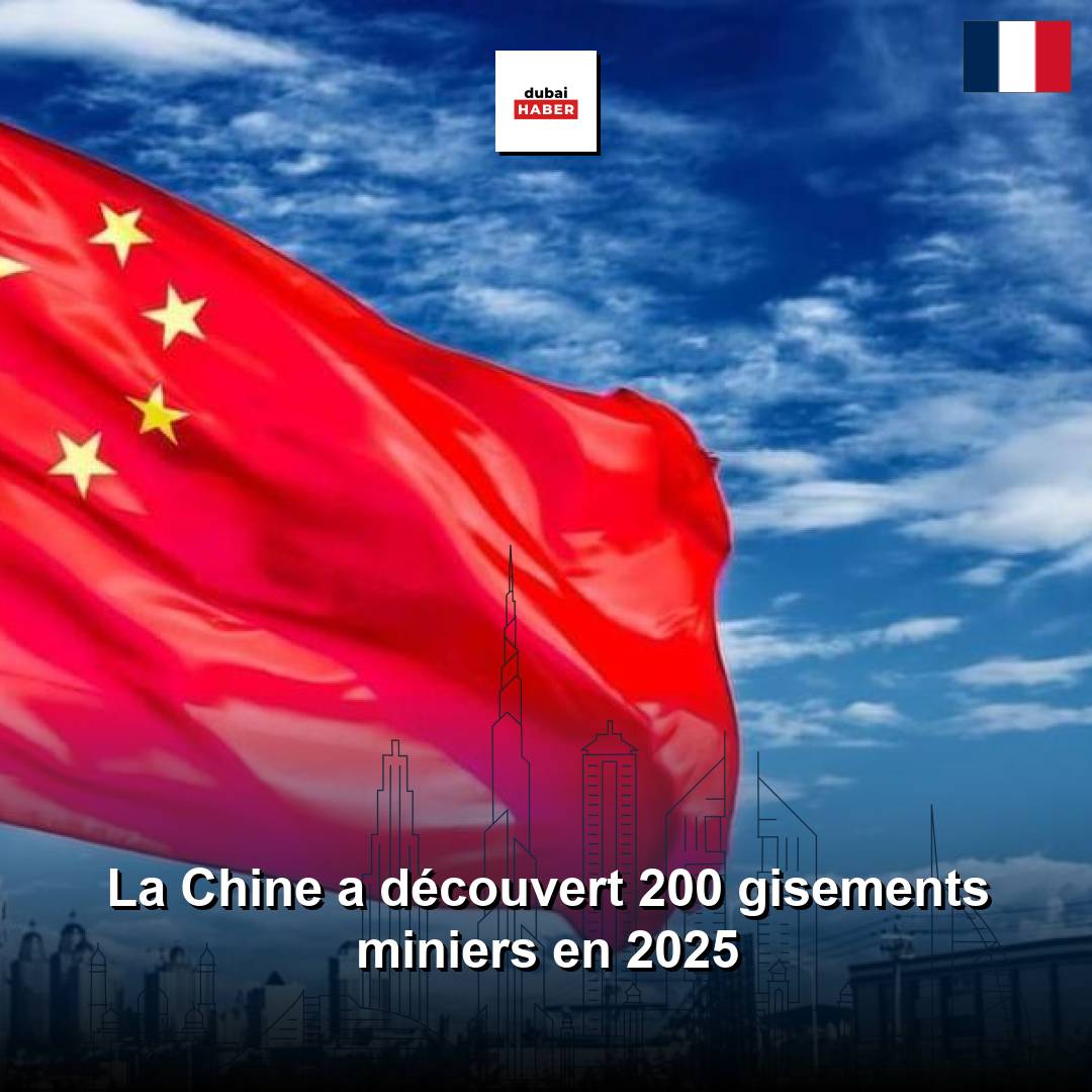 La Chine a découvert 200 gisements miniers en 2025